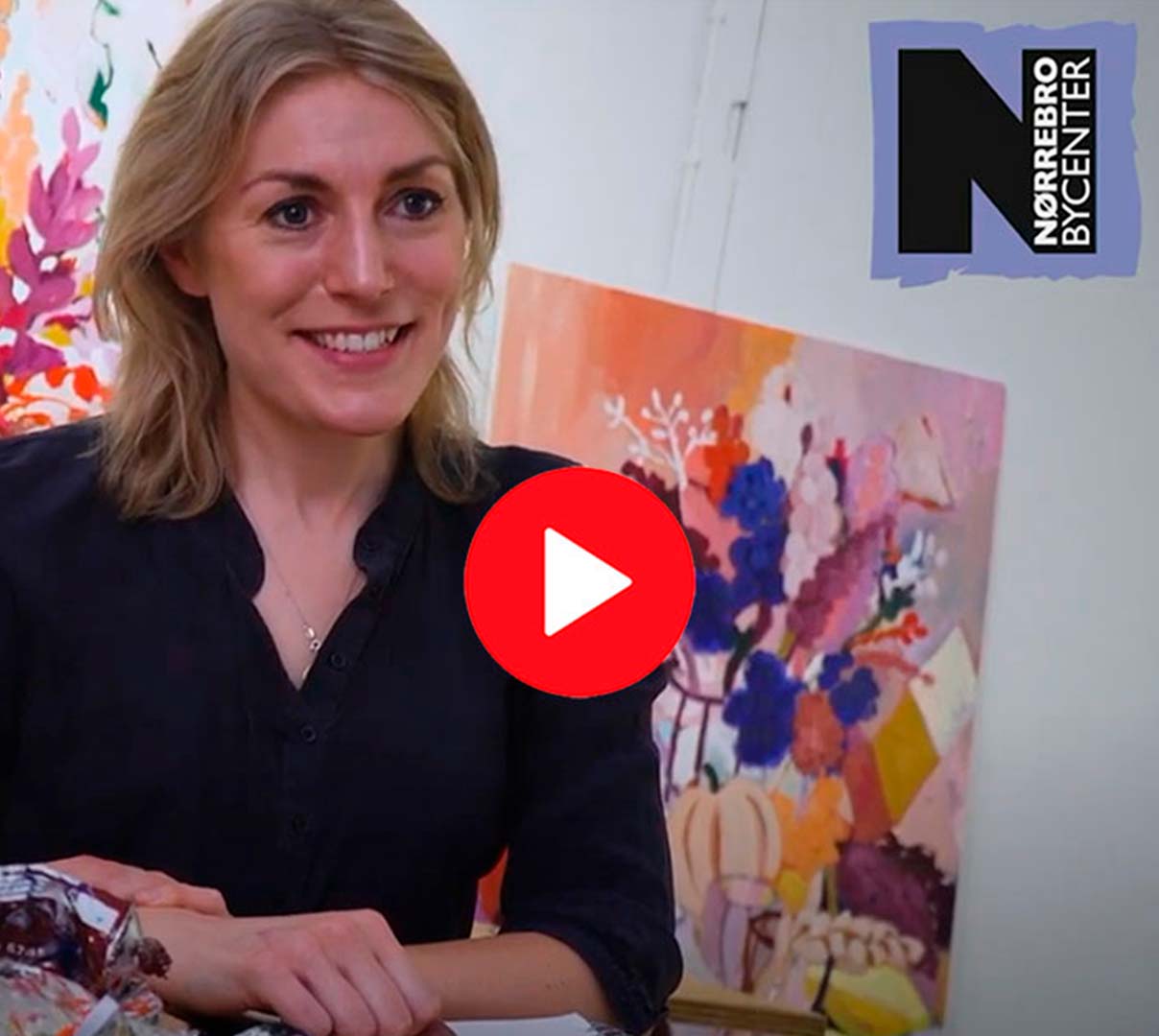 Mød Kristine Hellesøe som laver Nørrebro-inspireret kunst - NBC